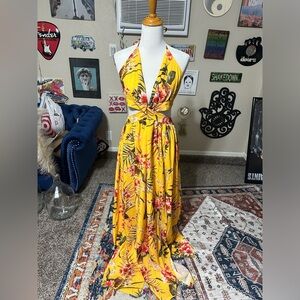 Tropical Maxi Dress XL